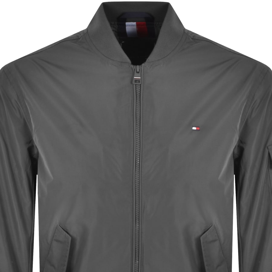 Tommy hilfiger white bomber jacket on sale